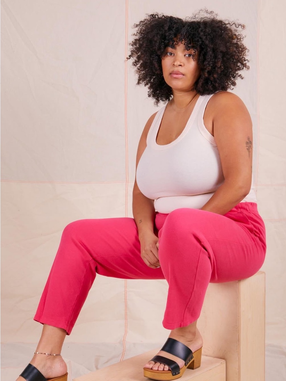 Big Bud Press Hot Pink Easy Pants Sz SM